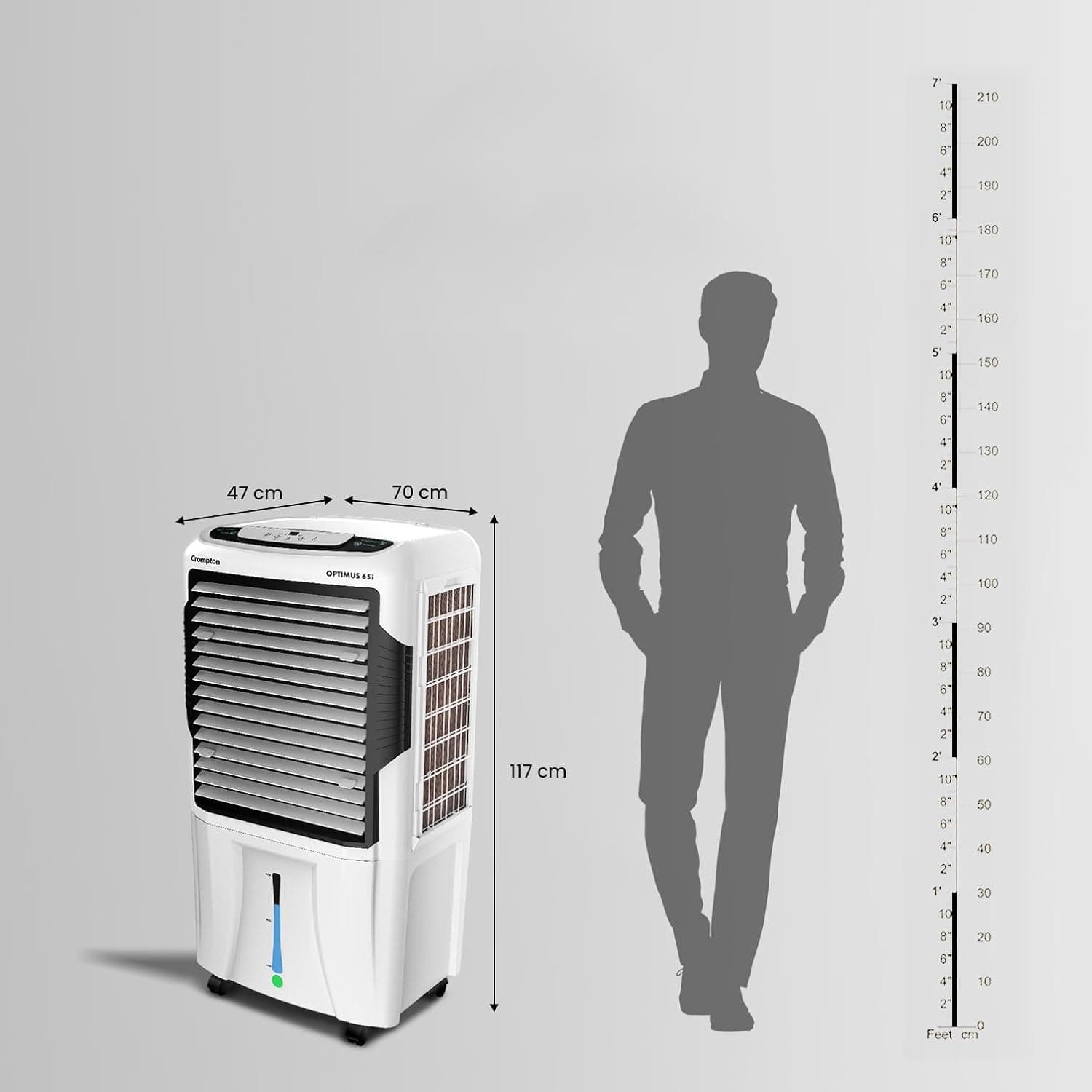 Crompton Optimus 65 Litres Desert Air Cooler for home view 2
