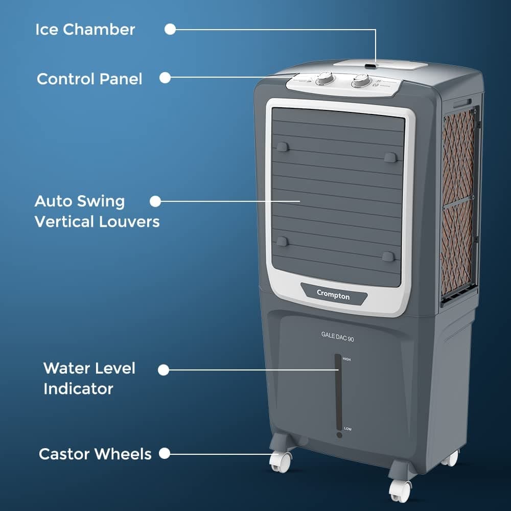 Crompton Crompton Gale 90 Litres Desert Air Cooler for home - Buy in Secunderabad Hyderabad - view 4