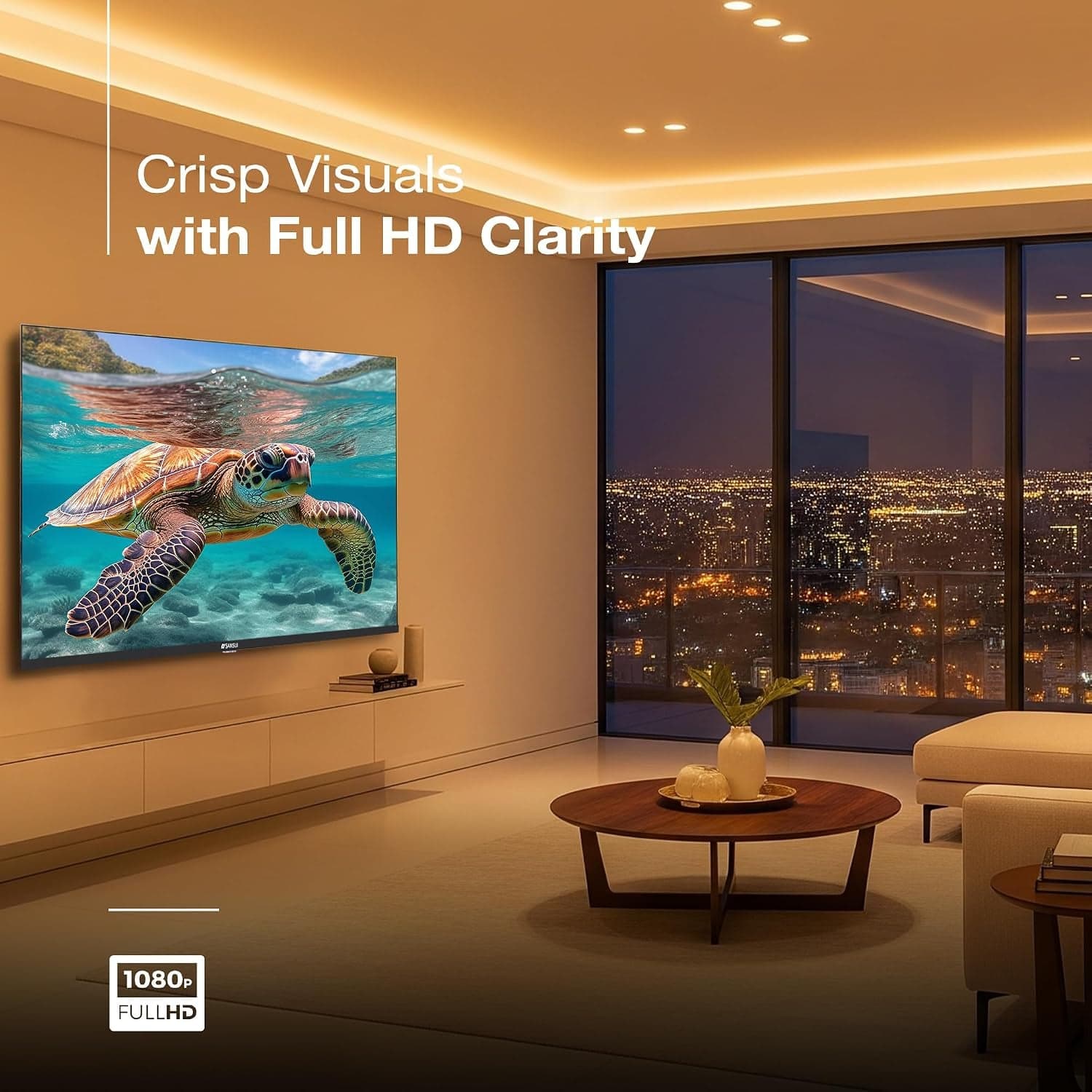 Sansui SANSUI 109cm (43) Full HD Collita Smart TV with IPS Panel, Dolby Audio, Surround Sound, 60Hz Refresh Rate - Buy in Secunderabad Hyderabad - view 2