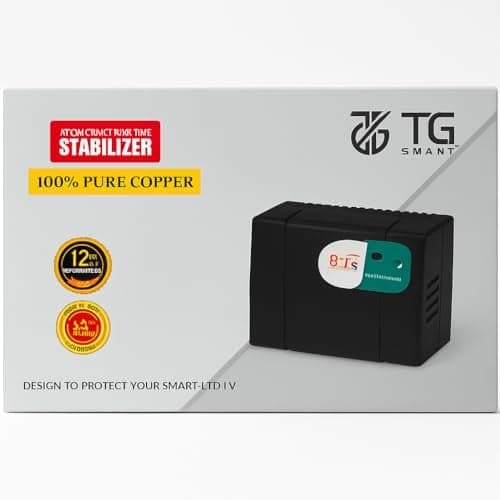 TG Smart TG Smart Electronic Voltage Stabilizer for LED/LCD/Smart TVs | 100% Pure Copper Winding - Buy in Secunderabad Hyderabad - view 4