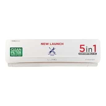 Lloyd Lloyd 2.0 Ton 5 Star Inverter Split AC (5 in 1 Convertible, Cools Even at 52°C, Copper, Anti-Viral + PM 2.5 Filter, White with Golden Deco Strip, GLS24I5FWGEV) - Buy in Secunderabad Hyderabad - view 1