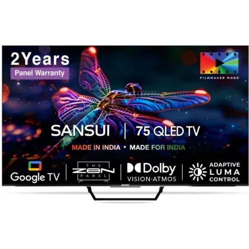 Sansui Sansui 190 cm(75) Google TV QLED (4K), HDR10+, HSR 120Hz with Dolby Vision, Dolby Atmos - Buy in Secunderabad Hyderabad - view 1