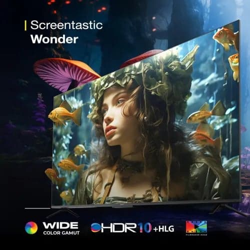 Sansui SANSUI 216 cm (85 inch) 4K Ultra HD Smart Google TV | HDR10 & Dolby Vision | Dolby Atmos & Bezel-Less Design | CA53 Processor | Far-Field Voice Control & Screen Sharing | Google Assistant (JSW85GSUHDFF) - Buy in Secunderabad Hyderabad - view 3