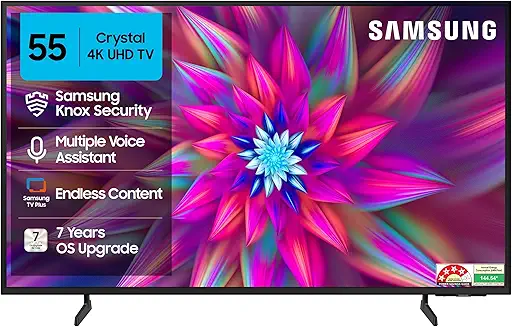 Samsung Samsung 55-inch Crystal 4K UHD Smart TV - best price at Raj Electronics